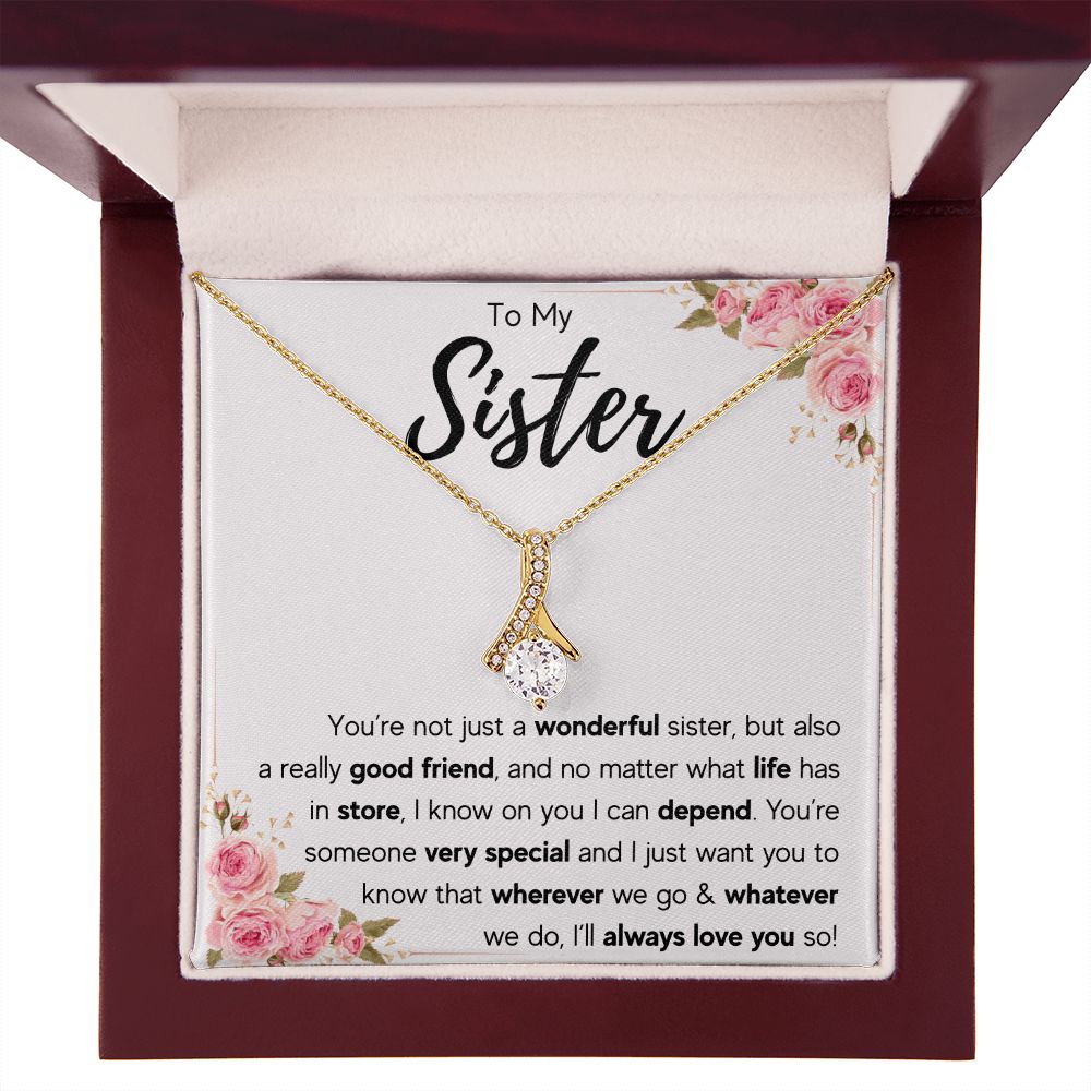 best sister gifts from sister birthday gifts for women christmas gift for sister jewelry sister necklaces sister wedding gift - ON CLOUD NINE GIFTS