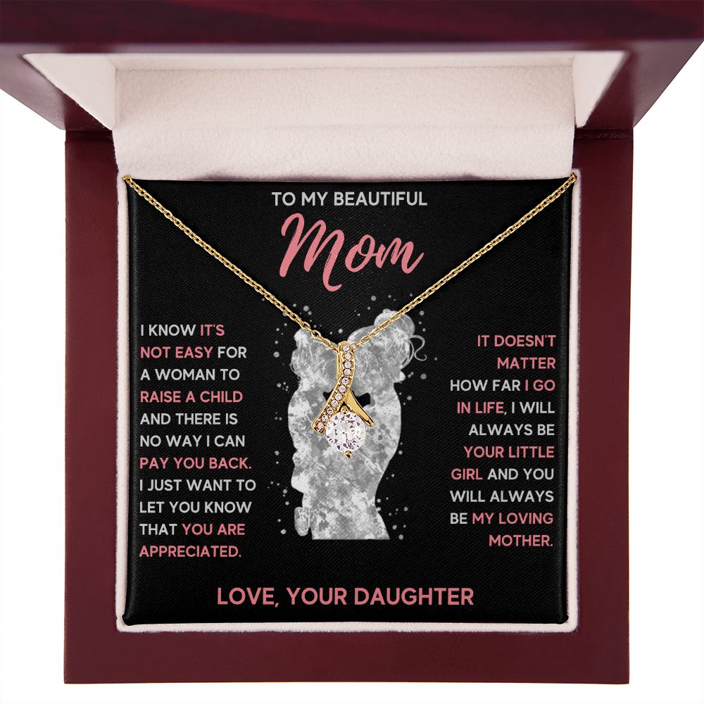 mom necklace birthday gifts for mom mama necklaces for women mother and daughter gifts mom christmas gifts from daughter - ON CLOUD NINE GIFTS