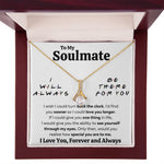 couples necklace to my wife birthday love gifts gift for girlfriend to my soulmate necklace for women gift ideas womens jewelry - ON CLOUD NINE GIFTS