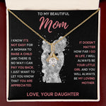 mom necklace birthday gifts for mom mama necklaces for women mother and daughter gifts mom christmas gifts from daughter - ON CLOUD NINE GIFTS