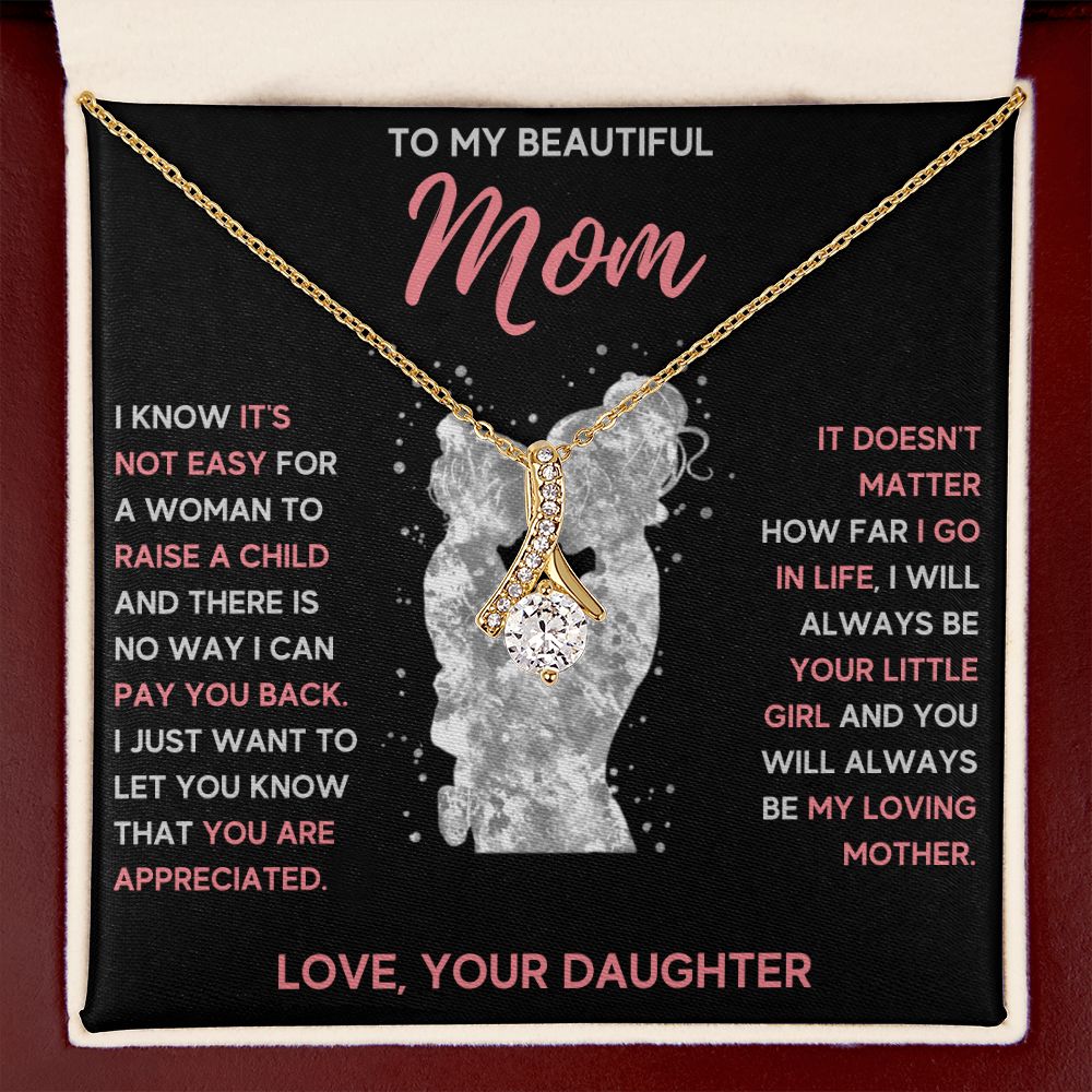 mom necklace birthday gifts for mom mama necklaces for women mother and daughter gifts mom christmas gifts from daughter - ON CLOUD NINE GIFTS
