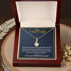 promise necklace for her fiance gifts for her necklaces for couples love necklace soulmate jewelry future wife necklace womens jewelry - ON CLOUD NINE GIFTS