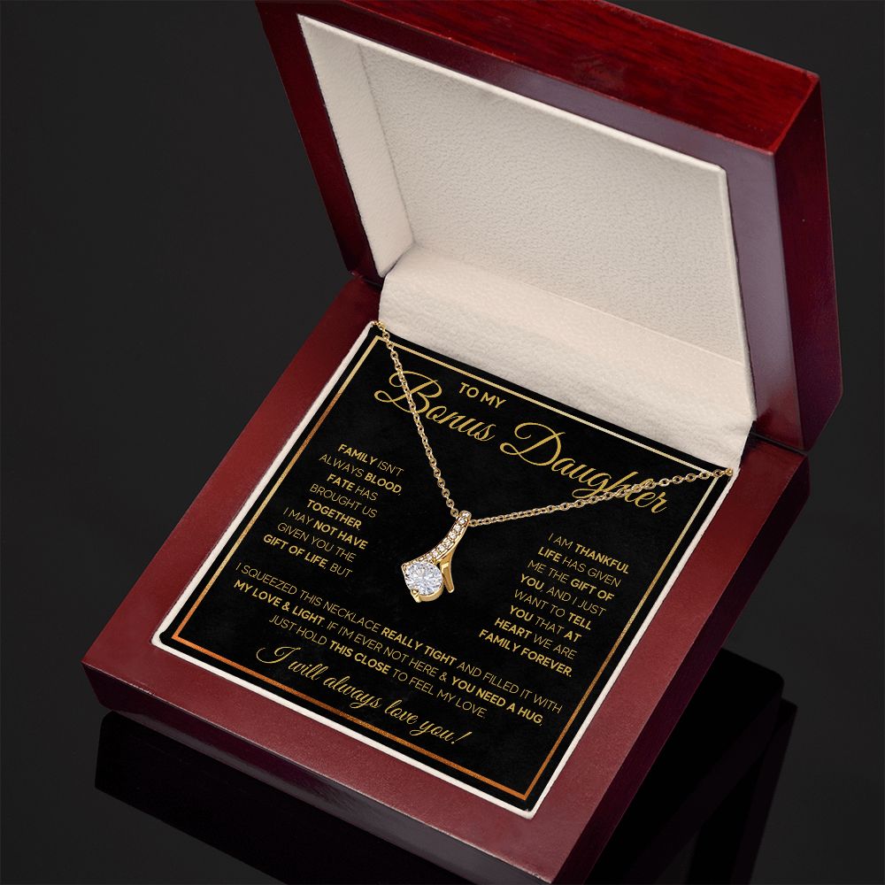 like a daughter to me Stepdaughter jewelry Adopted Daughter Gifts Goddaughter Wedding Present - ON CLOUD NINE GIFTS