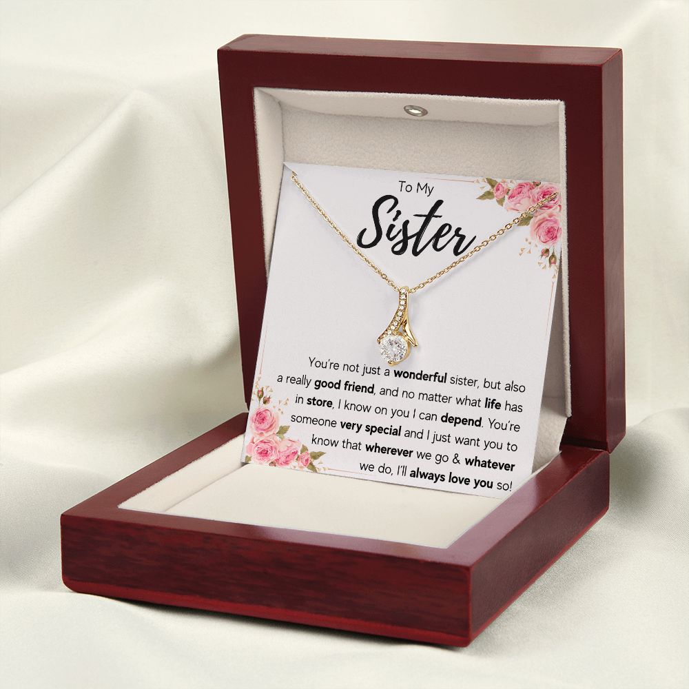 best sister gifts from sister birthday gifts for women christmas gift for sister jewelry sister necklaces sister wedding gift - ON CLOUD NINE GIFTS