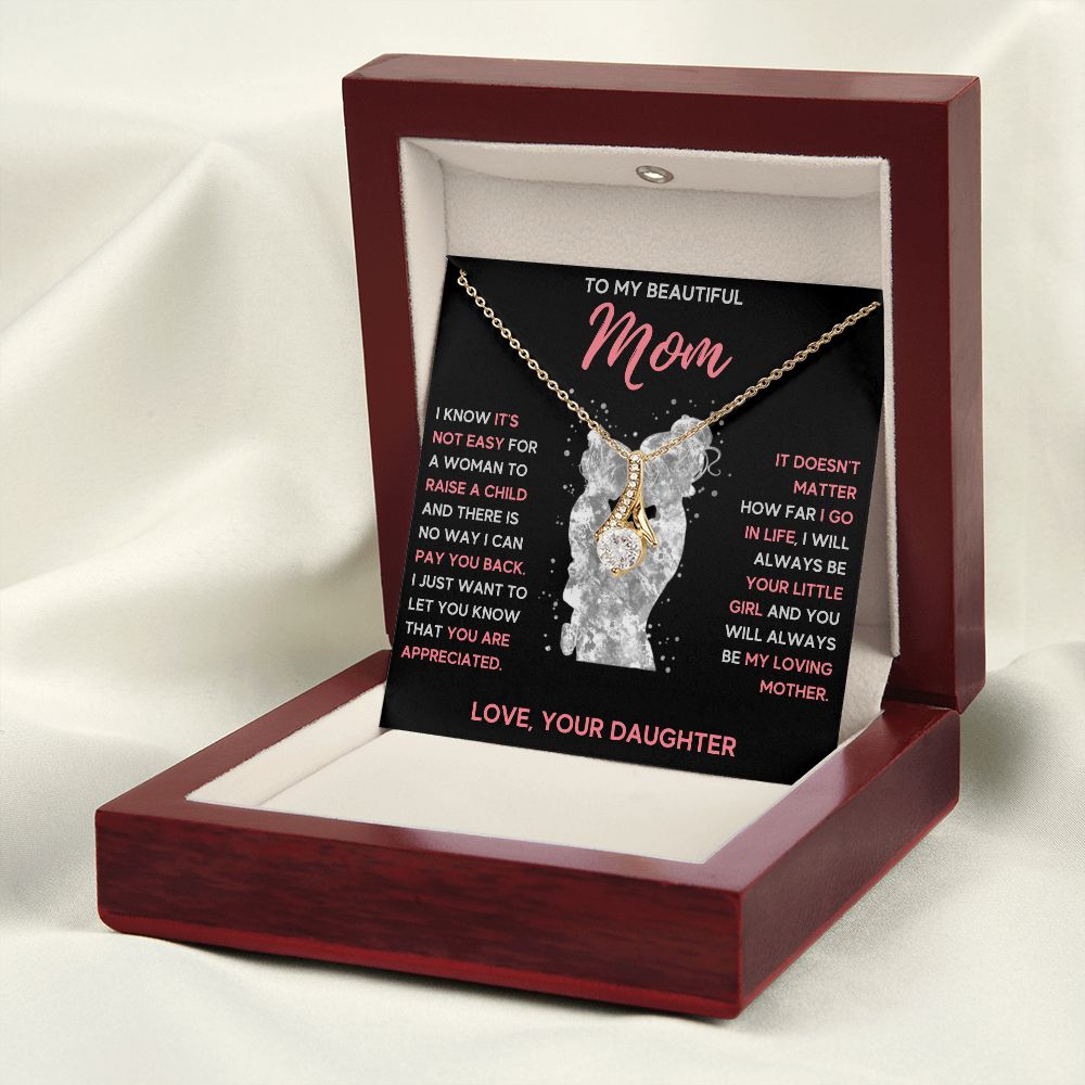 mom necklace birthday gifts for mom mama necklaces for women mother and daughter gifts mom christmas gifts from daughter - ON CLOUD NINE GIFTS