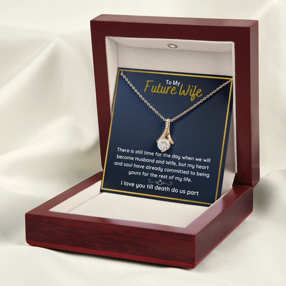 promise necklace for her fiance gifts for her necklaces for couples love necklace soulmate jewelry future wife necklace womens jewelry - ON CLOUD NINE GIFTS