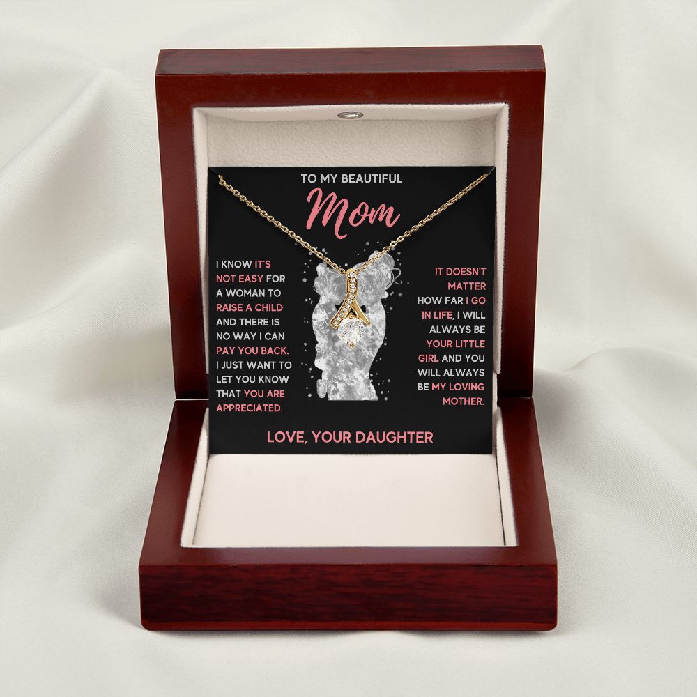mom necklace birthday gifts for mom mama necklaces for women mother and daughter gifts mom christmas gifts from daughter - ON CLOUD NINE GIFTS