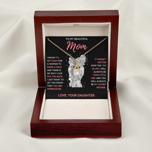 mom necklace birthday gifts for mom mama necklaces for women mother and daughter gifts mom christmas gifts from daughter - ON CLOUD NINE GIFTS
