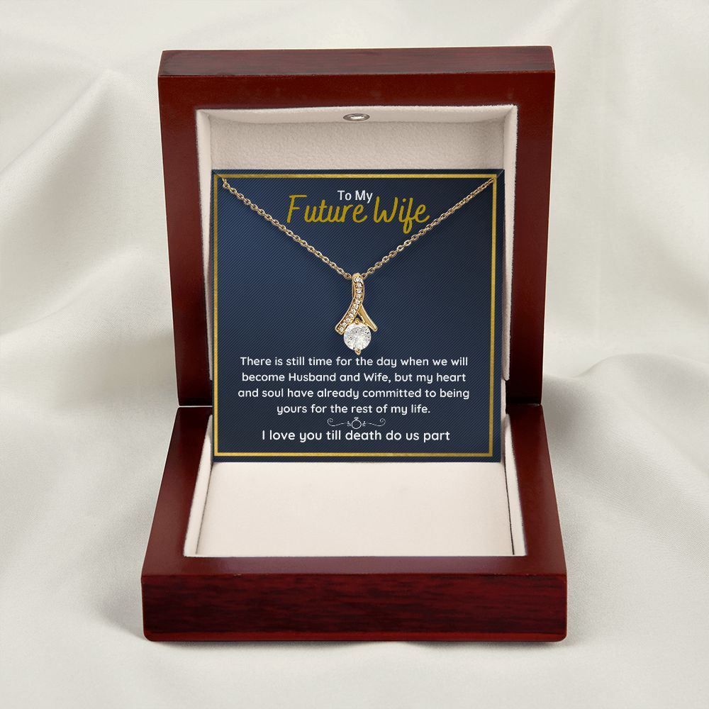 promise necklace for her fiance gifts for her necklaces for couples love necklace soulmate jewelry future wife necklace womens jewelry - ON CLOUD NINE GIFTS