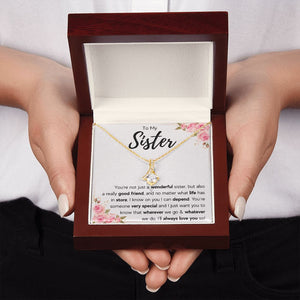 best sister gifts from sister birthday gifts for women christmas gift for sister jewelry sister necklaces sister wedding gift - ON CLOUD NINE GIFTS