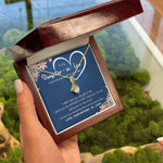 to my daughter in law necklace daughter in law gifts for wedding day gifts for daughter in law from mother in law necklace present - ON CLOUD NINE GIFTS