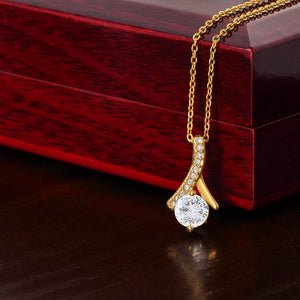to my daughter in law necklace daughter in law gifts for wedding day gifts for daughter in law from mother in law necklace present - ON CLOUD NINE GIFTS