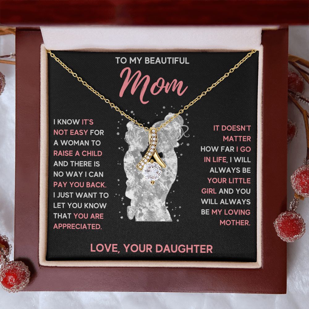 mom necklace birthday gifts for mom mama necklaces for women mother and daughter gifts mom christmas gifts from daughter - ON CLOUD NINE GIFTS