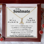 couples necklace to my wife birthday love gifts gift for girlfriend to my soulmate necklace for women gift ideas womens jewelry - ON CLOUD NINE GIFTS
