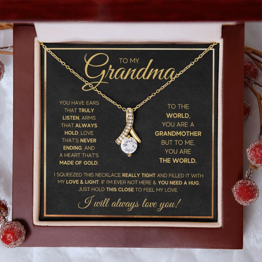 grandma gifts grandmother gift happy birthday grandma best grandma gifts for grandma from granddaughter grandma necklace - ON CLOUD NINE GIFTS