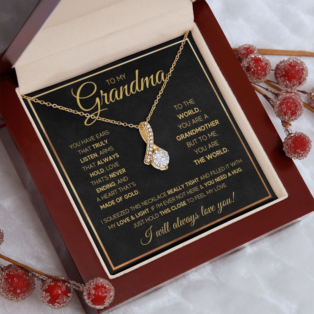 grandma gifts grandmother gift happy birthday grandma best grandma gifts for grandma from granddaughter grandma necklace - ON CLOUD NINE GIFTS