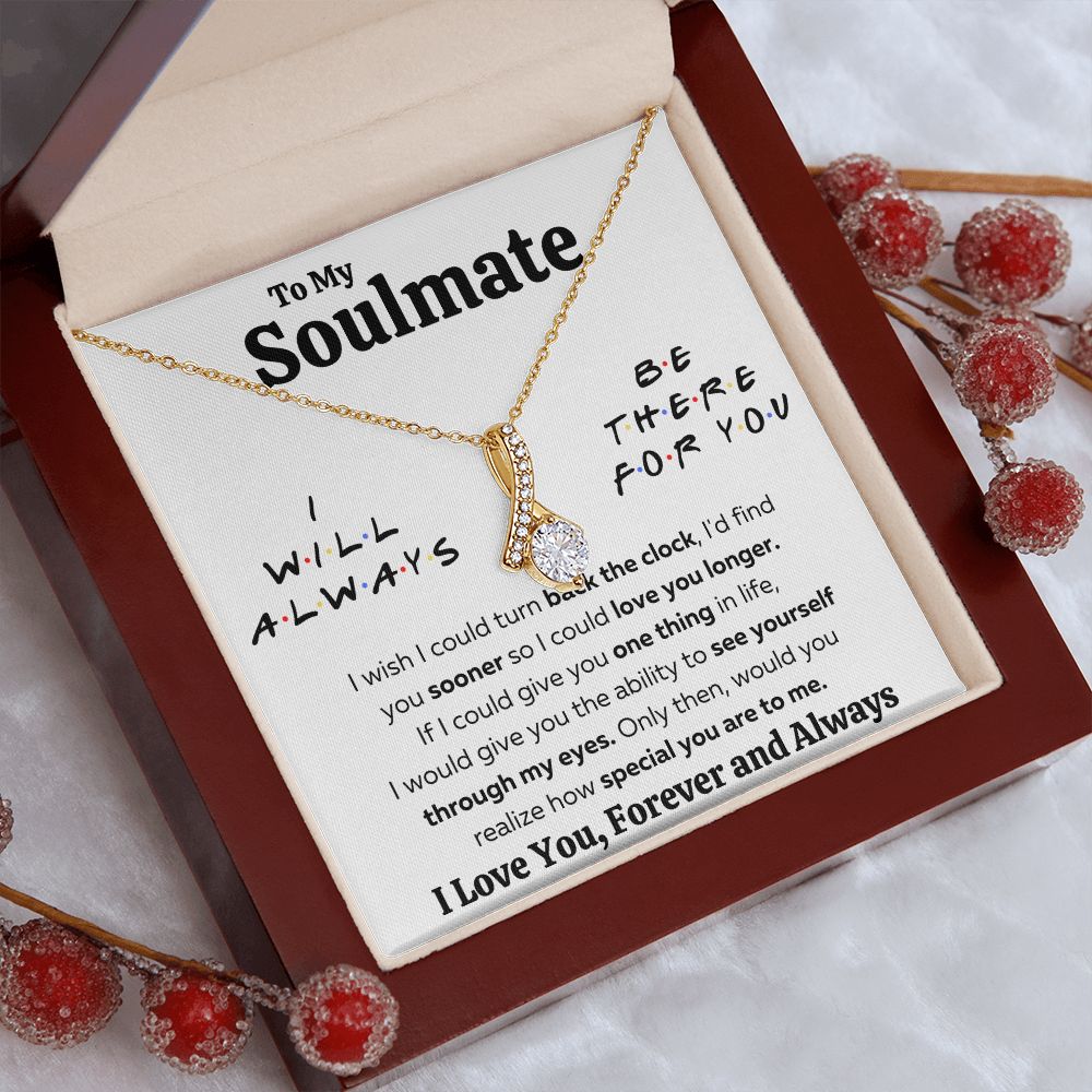 couples necklace to my wife birthday love gifts gift for girlfriend to my soulmate necklace for women gift ideas womens jewelry - ON CLOUD NINE GIFTS