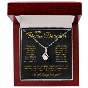 like a daughter to me Stepdaughter jewelry Adopted Daughter Gifts Goddaughter Wedding Present - ON CLOUD NINE GIFTS