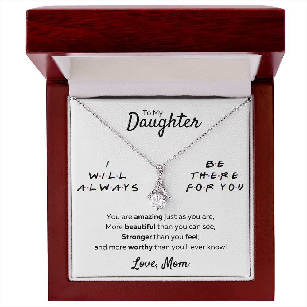 to my beautiful daughter necklace mother and daughter necklaces birthday gifts for daughter adult mother to daughter gifts - ON CLOUD NINE GIFTS