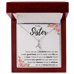 best sister gifts from sister birthday gifts for women christmas gift for sister jewelry sister necklaces sister wedding gift - ON CLOUD NINE GIFTS