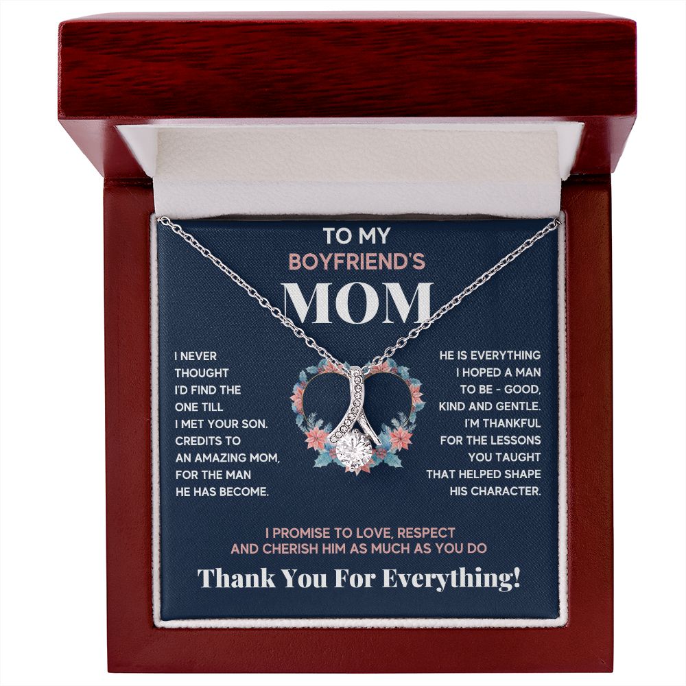 To My Future Mother In Law Gifts From Girlfriend Christmas Gifts For Boyfriends Mom Necklace - ON CLOUD NINE GIFTS