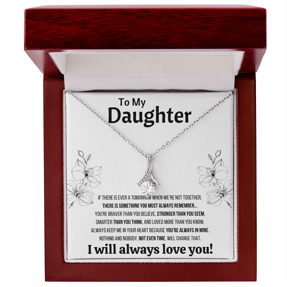 Mother Daughter Necklace Birthday Gifts To My Badass Daughter gifts for daughter Jewelry From Dad Mom Gifts teen girls gift ideas - ON CLOUD NINE GIFTS