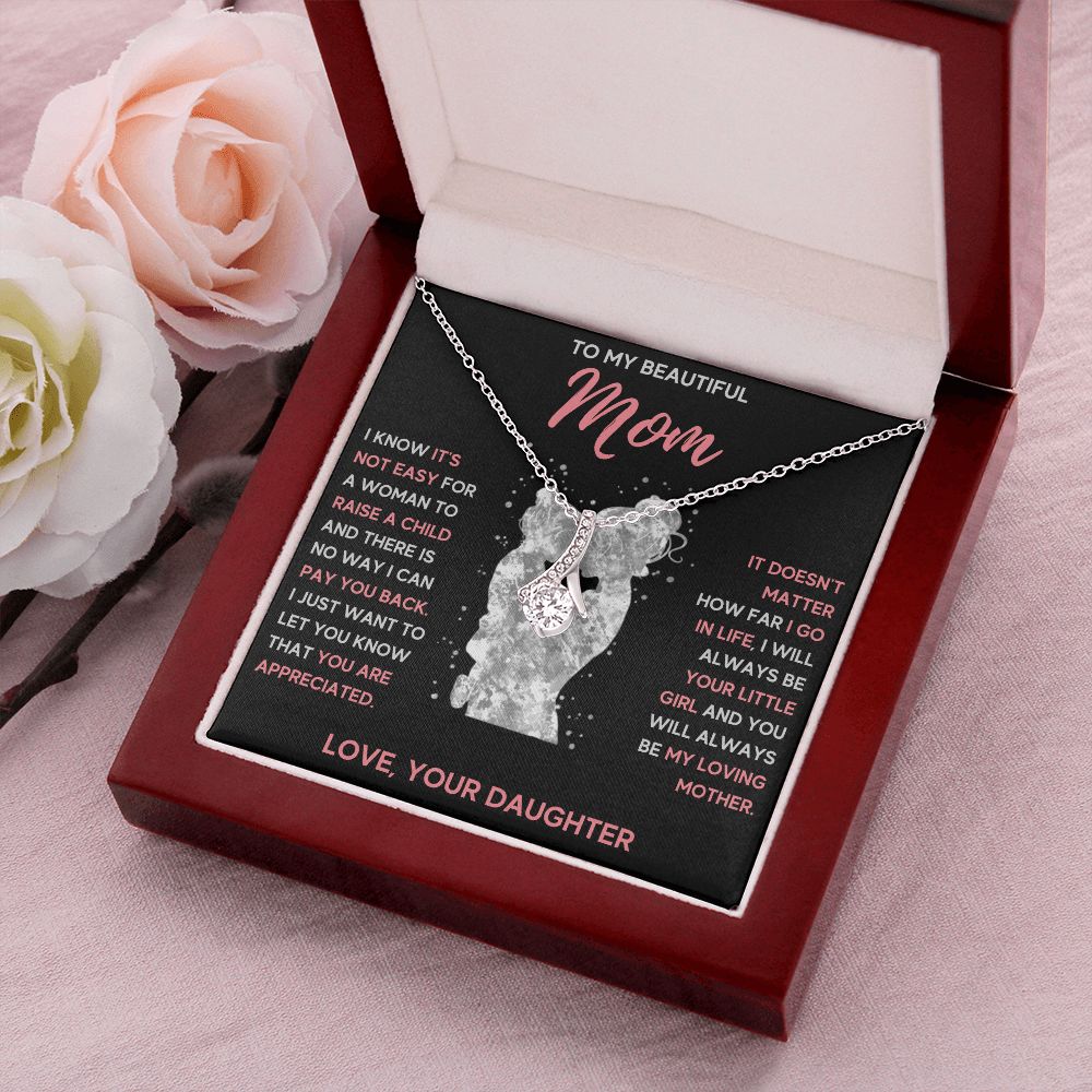 mom necklace birthday gifts for mom mama necklaces for women mother and daughter gifts mom christmas gifts from daughter - ON CLOUD NINE GIFTS