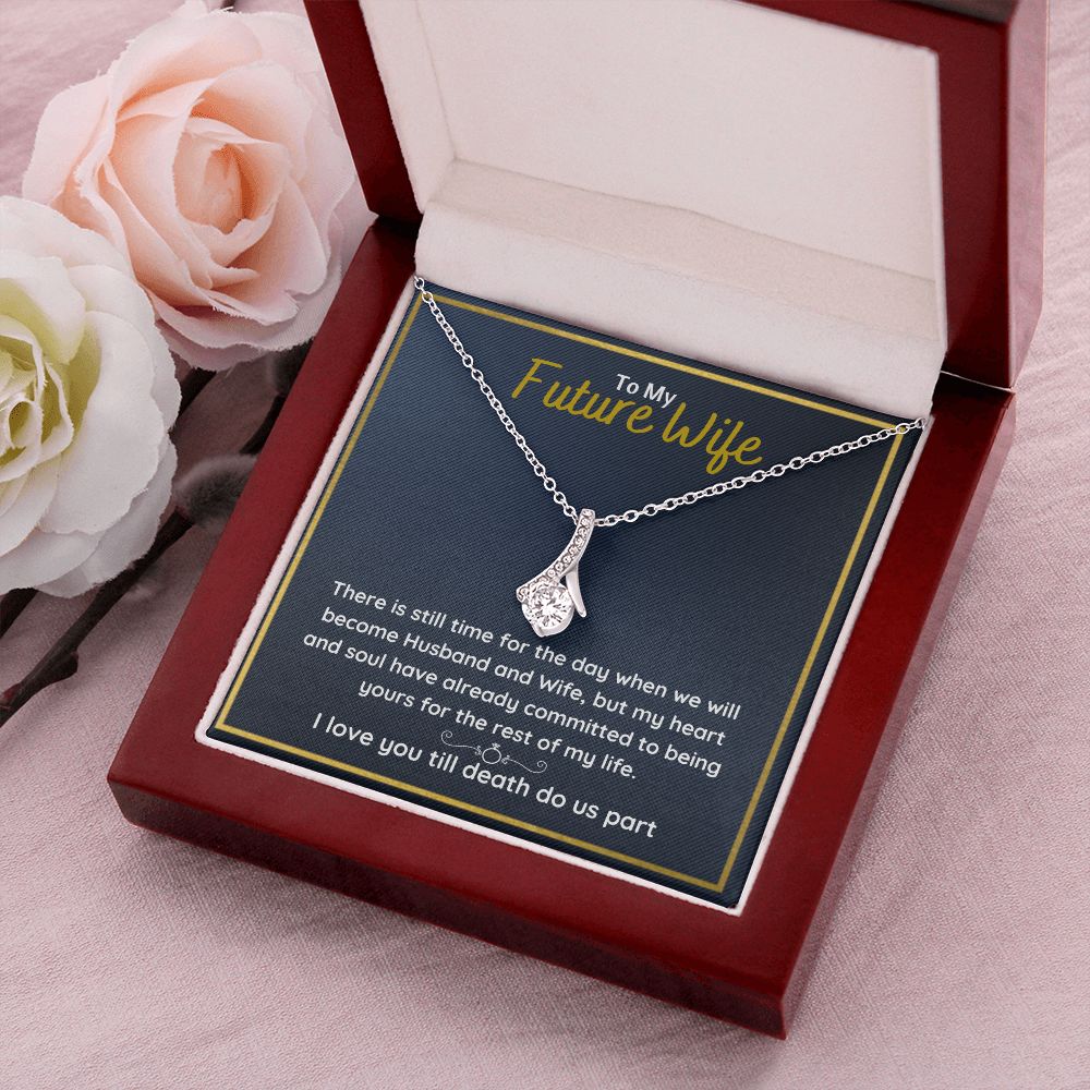 promise necklace for her fiance gifts for her necklaces for couples love necklace soulmate jewelry future wife necklace womens jewelry - ON CLOUD NINE GIFTS