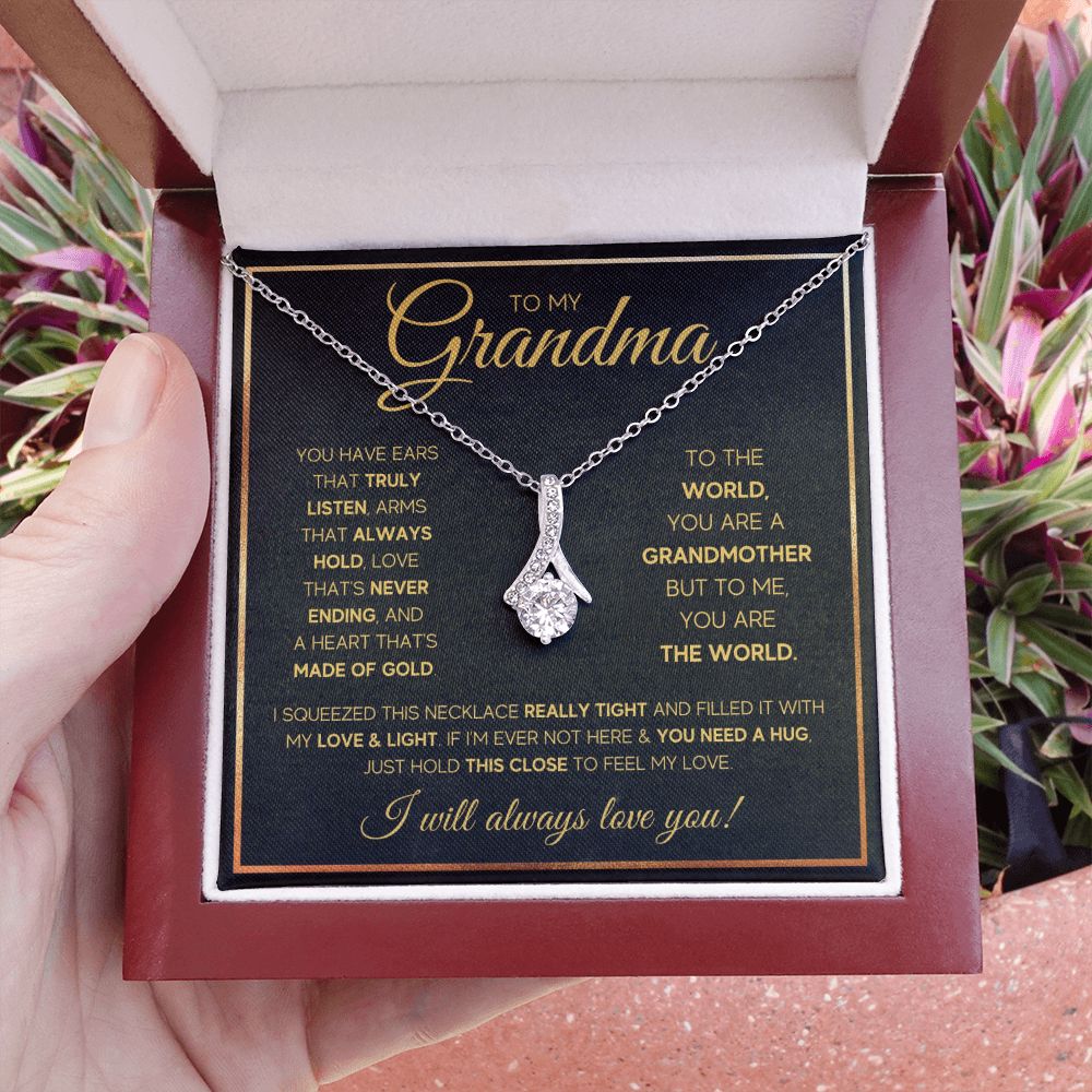 grandma gifts grandmother gift happy birthday grandma best grandma gifts for grandma from granddaughter grandma necklace - ON CLOUD NINE GIFTS