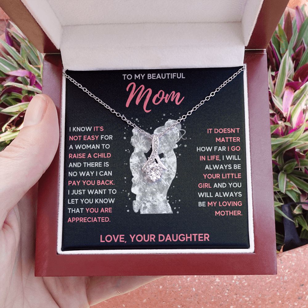 mom necklace birthday gifts for mom mama necklaces for women mother and daughter gifts mom christmas gifts from daughter - ON CLOUD NINE GIFTS