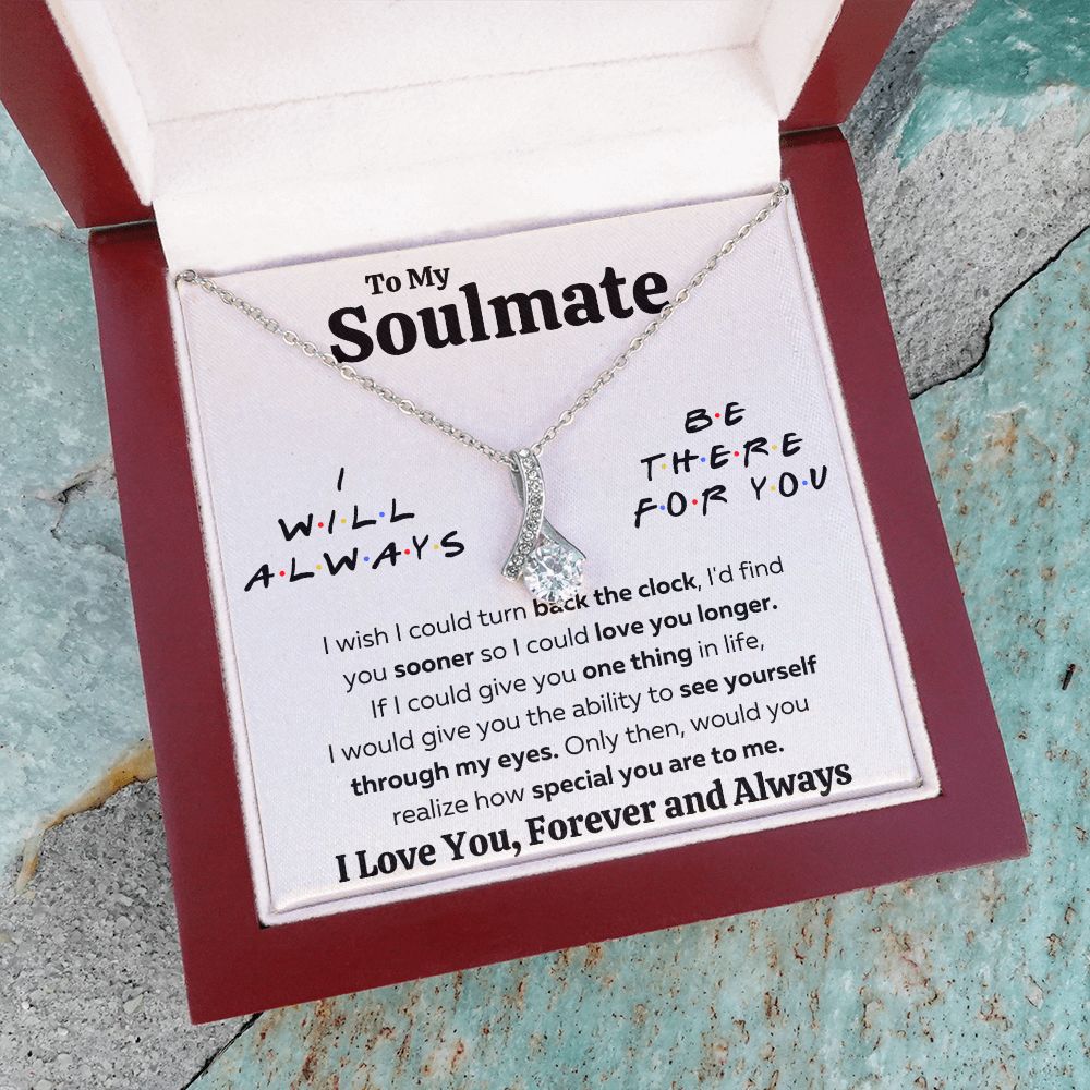 couples necklace to my wife birthday love gifts gift for girlfriend to my soulmate necklace for women gift ideas womens jewelry - ON CLOUD NINE GIFTS