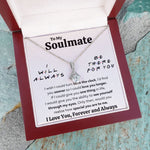couples necklace to my wife birthday love gifts gift for girlfriend to my soulmate necklace for women gift ideas womens jewelry - ON CLOUD NINE GIFTS