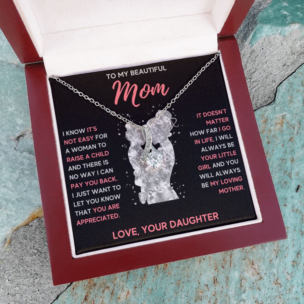 mom necklace birthday gifts for mom mama necklaces for women mother and daughter gifts mom christmas gifts from daughter - ON CLOUD NINE GIFTS