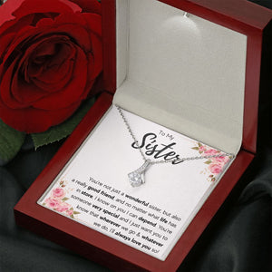 best sister gifts from sister birthday gifts for women christmas gift for sister jewelry sister necklaces sister wedding gift - ON CLOUD NINE GIFTS