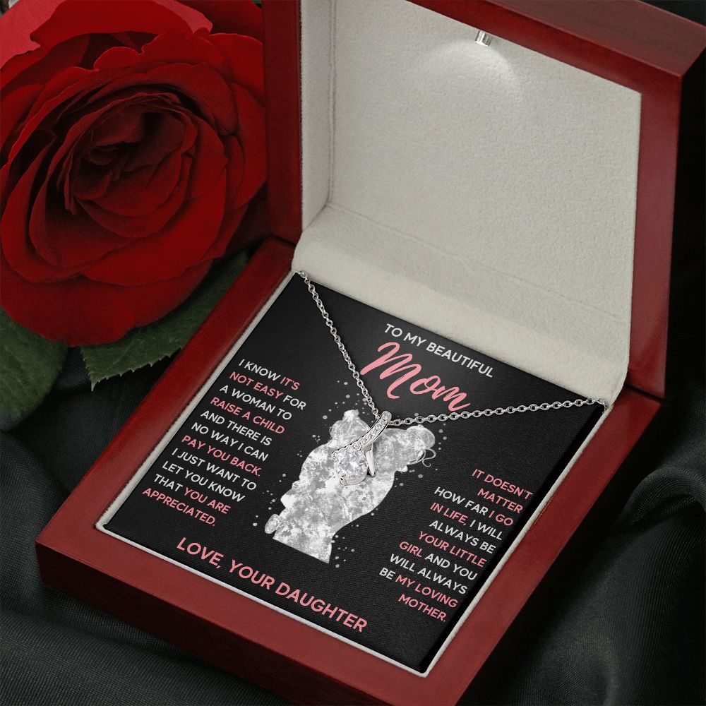 mom necklace birthday gifts for mom mama necklaces for women mother and daughter gifts mom christmas gifts from daughter - ON CLOUD NINE GIFTS