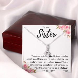 best sister gifts from sister birthday gifts for women christmas gift for sister jewelry sister necklaces sister wedding gift - ON CLOUD NINE GIFTS