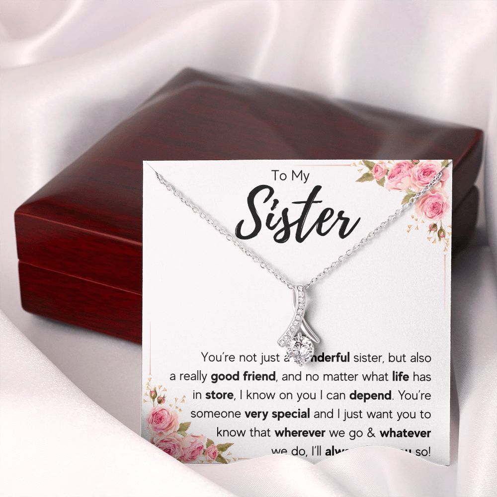 best sister gifts from sister birthday gifts for women christmas gift for sister jewelry sister necklaces sister wedding gift - ON CLOUD NINE GIFTS