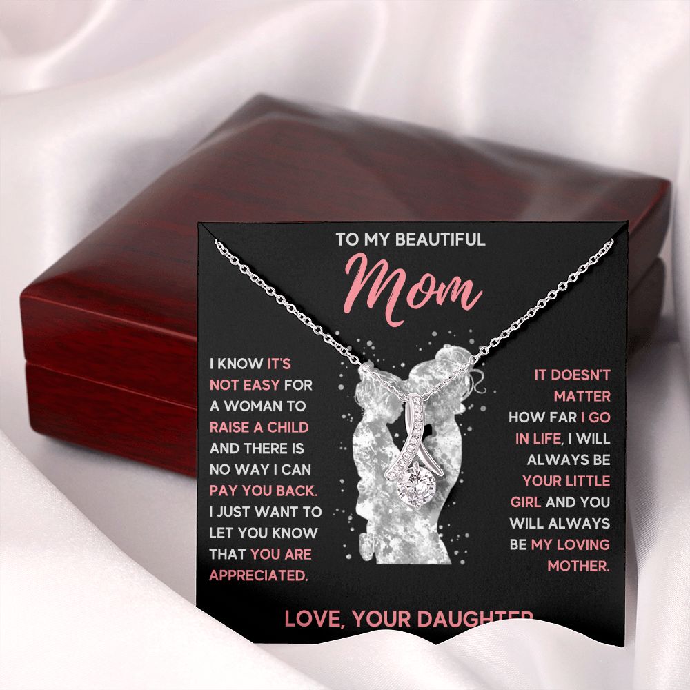 mom necklace birthday gifts for mom mama necklaces for women mother and daughter gifts mom christmas gifts from daughter - ON CLOUD NINE GIFTS