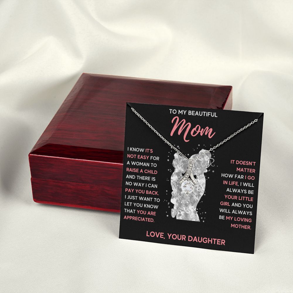 mom necklace birthday gifts for mom mama necklaces for women mother and daughter gifts mom christmas gifts from daughter - ON CLOUD NINE GIFTS
