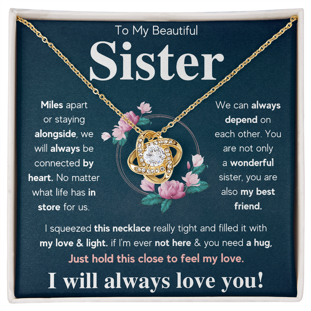 sister birthday gifts from sister for women, big sister and little sister jewerly, best sister necklaces gifts from brother - ON CLOUD NINE GIFTS