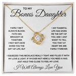 Bonus Daughter Gifts From Stepdad Stepmom Like A Daughter To Me Jewelry daughter in law necklace gift for daughter in law - ON CLOUD NINE GIFTS