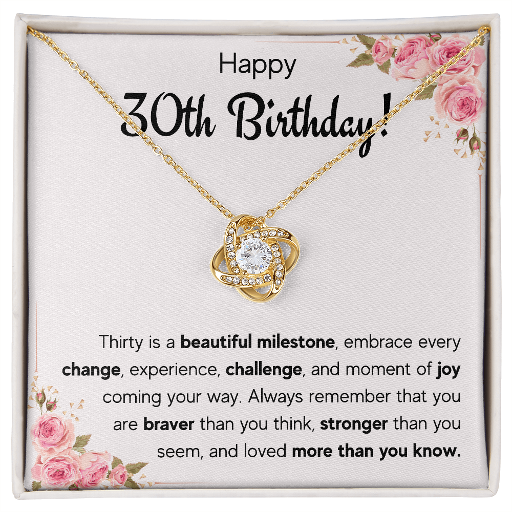 30th birthday gifts for her, dirty 30 year old birthday gifts for women, happy 30th bday jewelry necklace presents for 30 year old woman - ON CLOUD NINE GIFTS