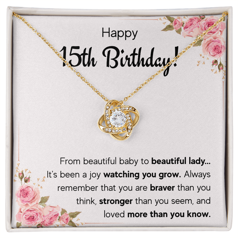 quinceanera gifts, card,15 year old girl gifts for teen girls for 15th birthday gifts, sweet 15 necklace, quinceanera jewelry, fifteen bday - ON CLOUD NINE GIFTS
