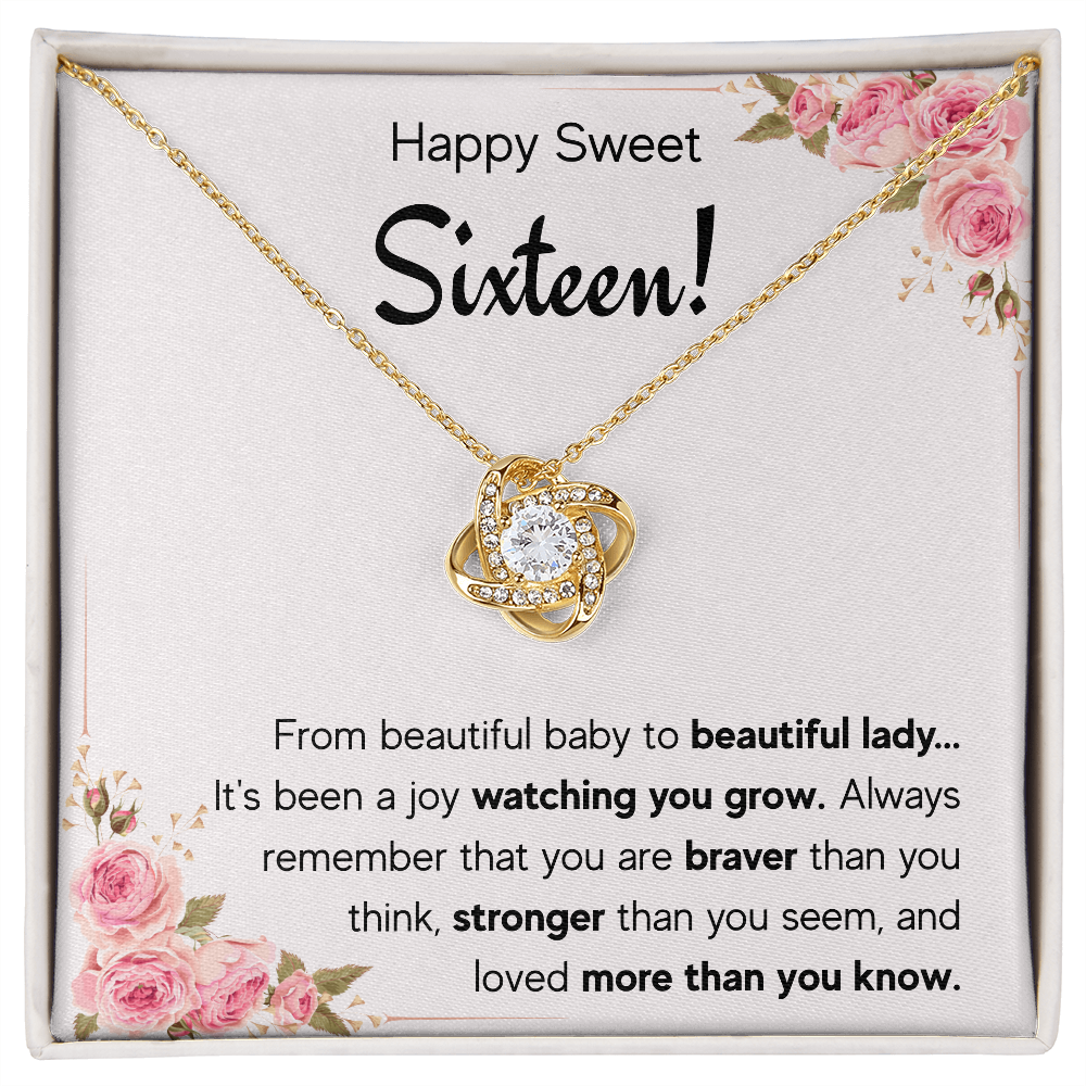 sweet 16 birthday gifts for girls, gifts for 16 year old girl, 16th birthday, best sweet 16 gifts, sweet sixteen necklace jewerly - ON CLOUD NINE GIFTS