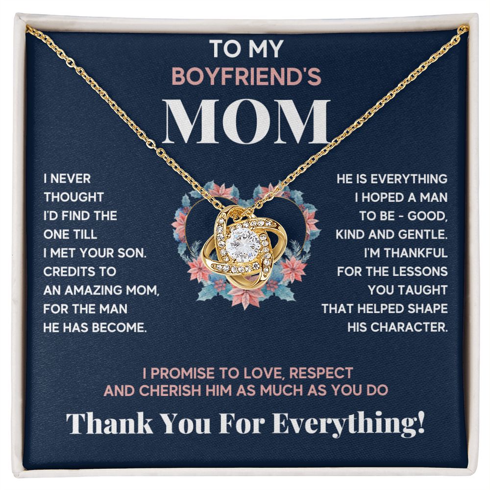 To My Future Mother In Law Gifts From Girlfriend Christmas Gifts For Boyfriends Mom Necklace - ON CLOUD NINE GIFTS