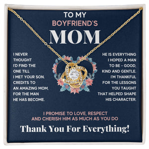 To My Future Mother In Law Gifts From Girlfriend Christmas Gifts For Boyfriends Mom Necklace - ON CLOUD NINE GIFTS