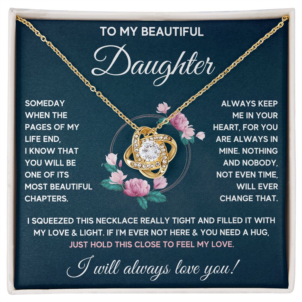 [ALMOST SOLD OUT] DAUGHTER NECKLACE - FEEL MY LOVE - ON CLOUD NINE GIFTS