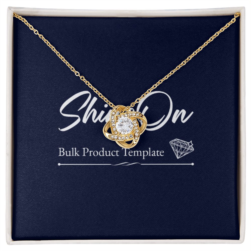 LOVE KNOT NECKLACE GIFT SET - ON CLOUD NINE GIFTS