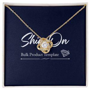 LOVE KNOT NECKLACE GIFT SET - ON CLOUD NINE GIFTS