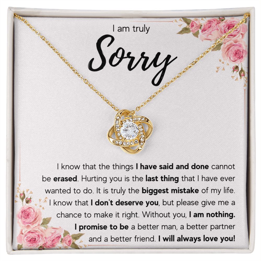 sorry apologize gift i love you necklace im sorry gifts for her please forgive me apology gifts for her necklace cards im sorry present - ON CLOUD NINE GIFTS